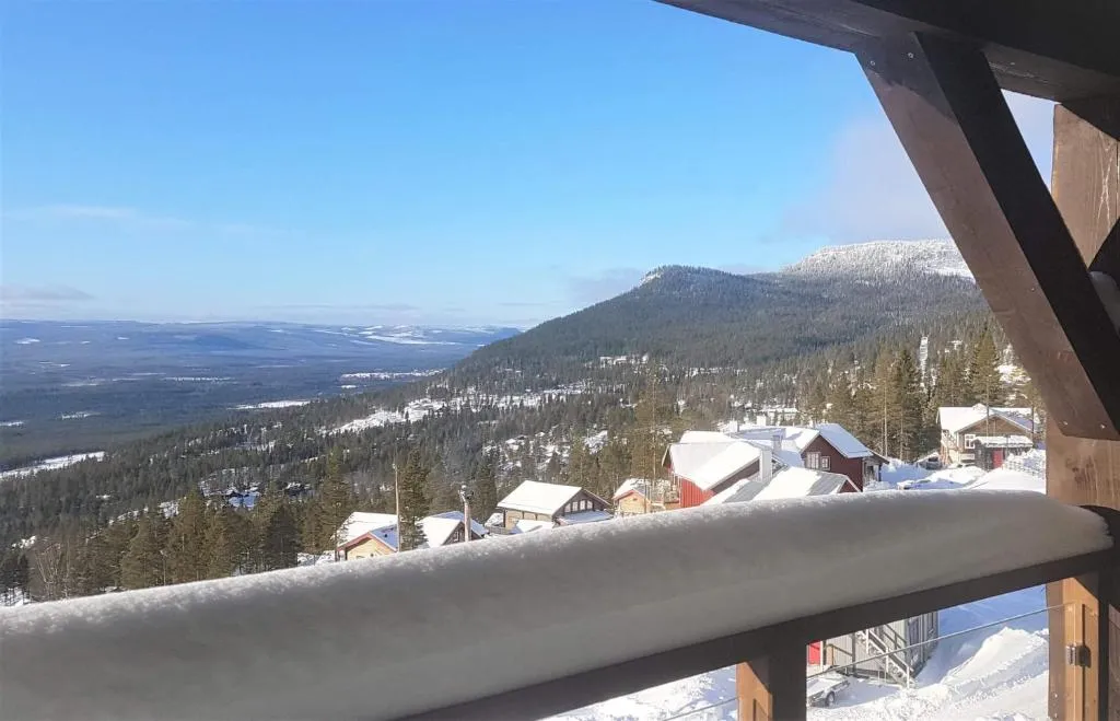 Björnrike Vemdalen utsikt över Sonfjället，位于韦姆达伦的酒店