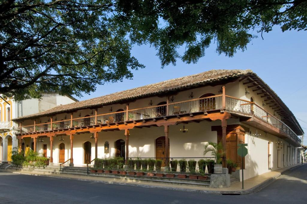 Entrance, Hotel Plaza Colon - Granada Nicaragua in Granada