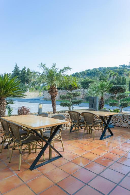 Clean and comfortable room at a value hotel in Moraira