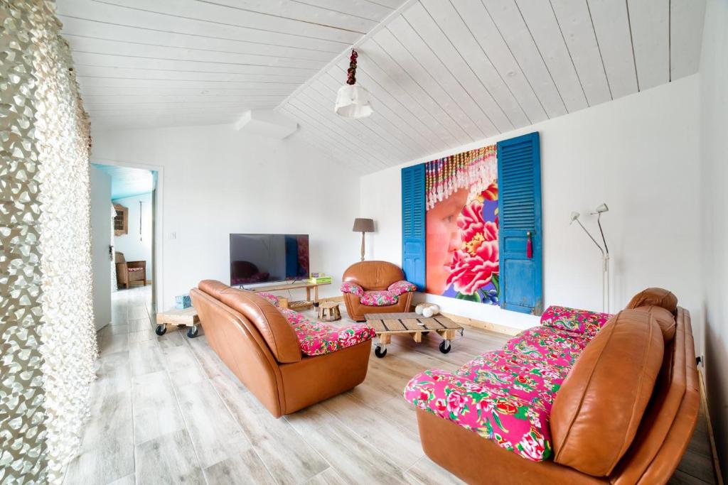 Accès privée à la plage à Barbâtre - Maison pour 6, Barbâtre