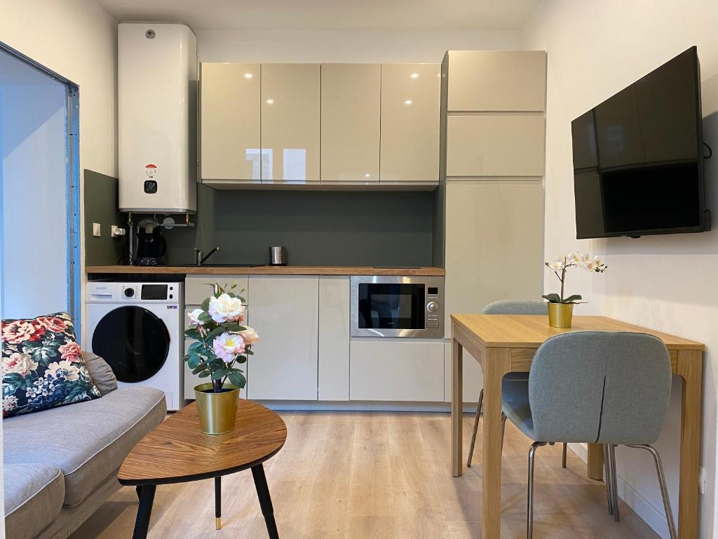 Studio 24m2 avec parking privé - Lycée Roosevelt - Arena - Gare, Remeš