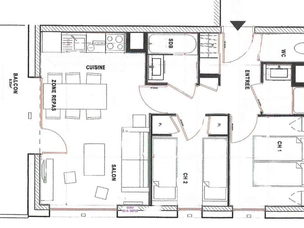 Appartement Neuf 6 Pers, 3 Pièces, Balcon, Parking, Centre Station Les Saisies - 5