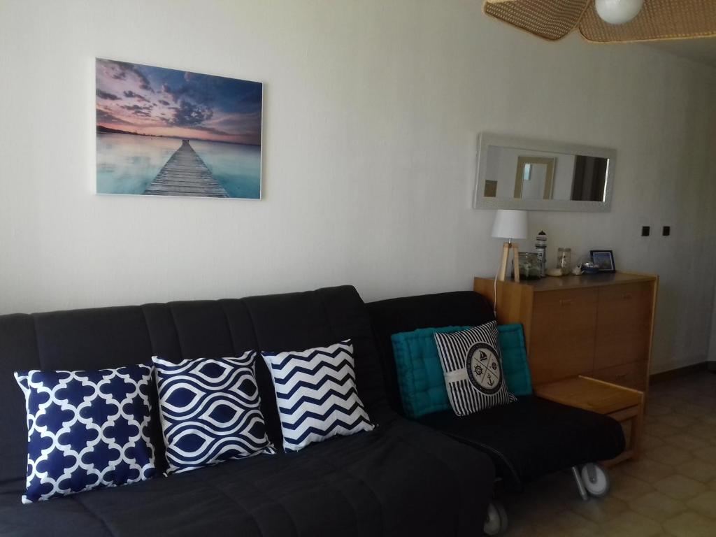 Beau studio Clim vue mer Canet Sud - 1