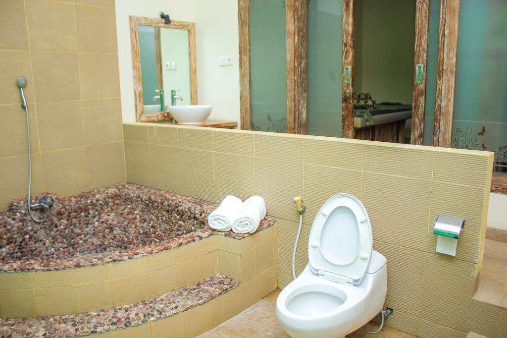 Well-appointed bathrooms
