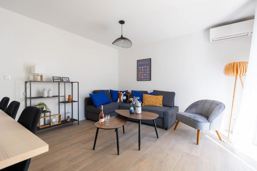 Complexe Les Maisons du Parc - 4 maisons standing - Clim Parking 30 pers, Marseille