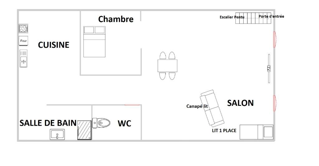 Cœur de ville, T2, rue piétonne, Digne les Bains - 4