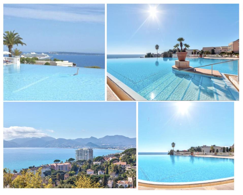 Appt Vue Mer Exceptionnelle sur baie de Cannes, Cannes