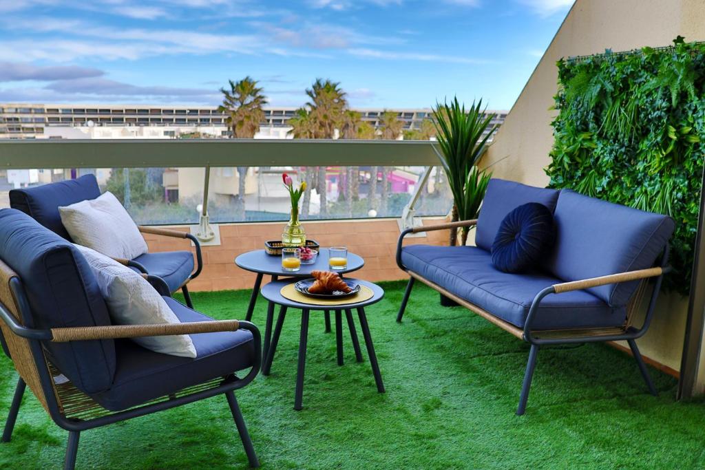 'Cap Confession' - Naturiste - Sea View - Beach - Parking -Air Conditionaire - 4