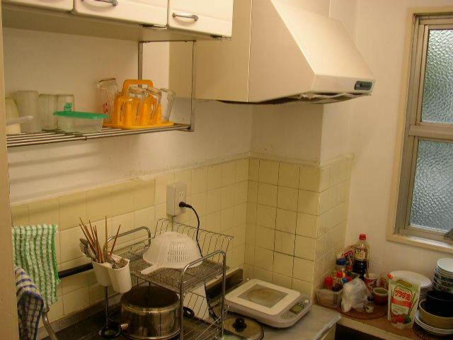 Kitchen, Inn Grace Naha in Okinawa Main island