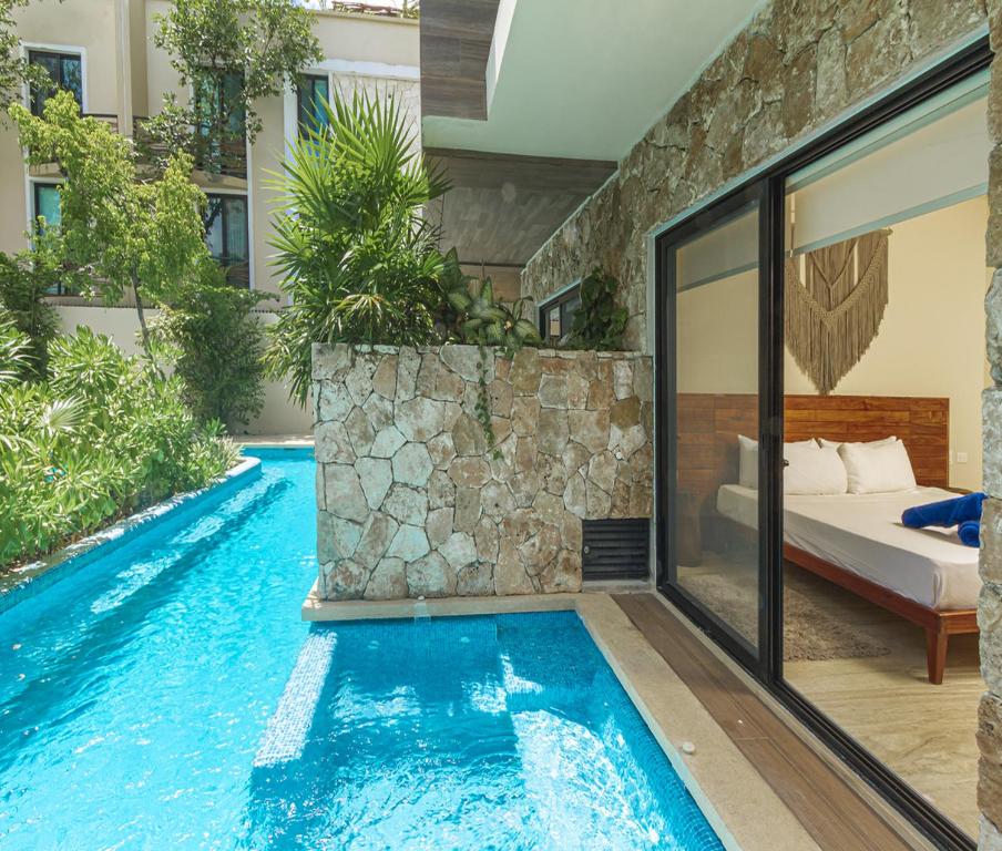 Paramar Ve 005 New Swim Up with Prívate Jacuzzi, Tulum