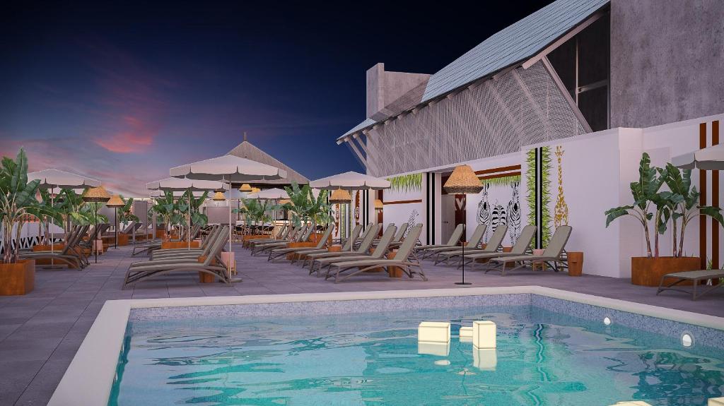 Medplaya Hotel Flamingo Oasis — Swimming pool in Benidorm, Valencian Community