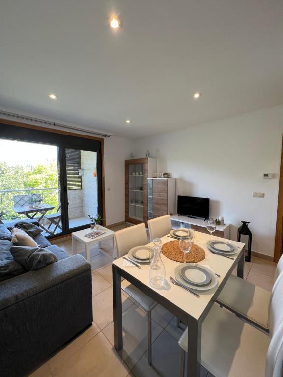 Trébol junto a playa Silgar, Sanxenxo