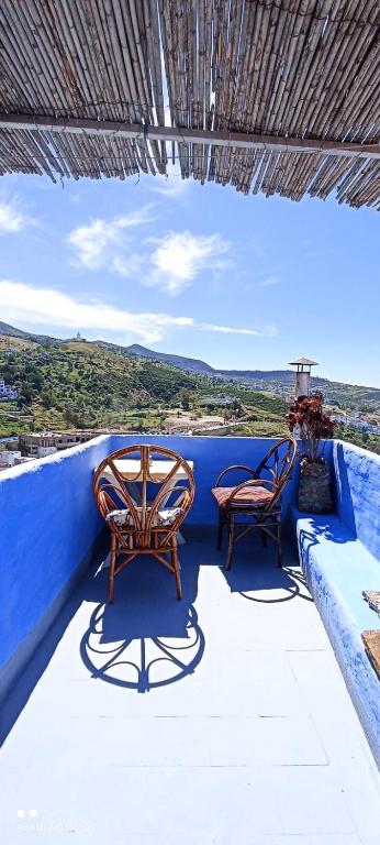 Balcony/terrace, Vallparadis Pension Familiar" FIRDAUS" in Chefchaouen