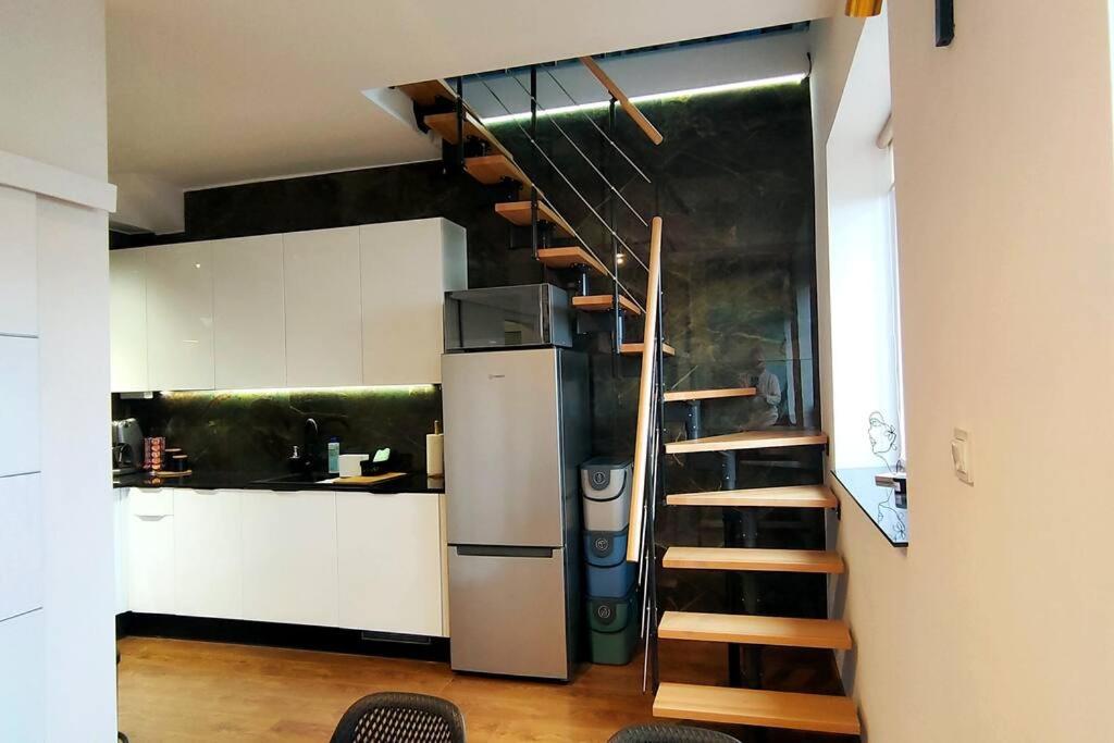 A duplex apartment in Sulejowek near Warsaw
