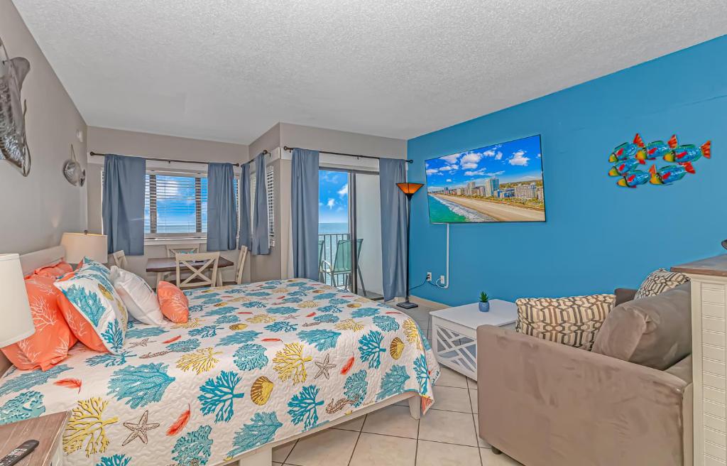 Ocean Front Studio with Panoramic Views! Palace Resort 1001, Myrtle Beach