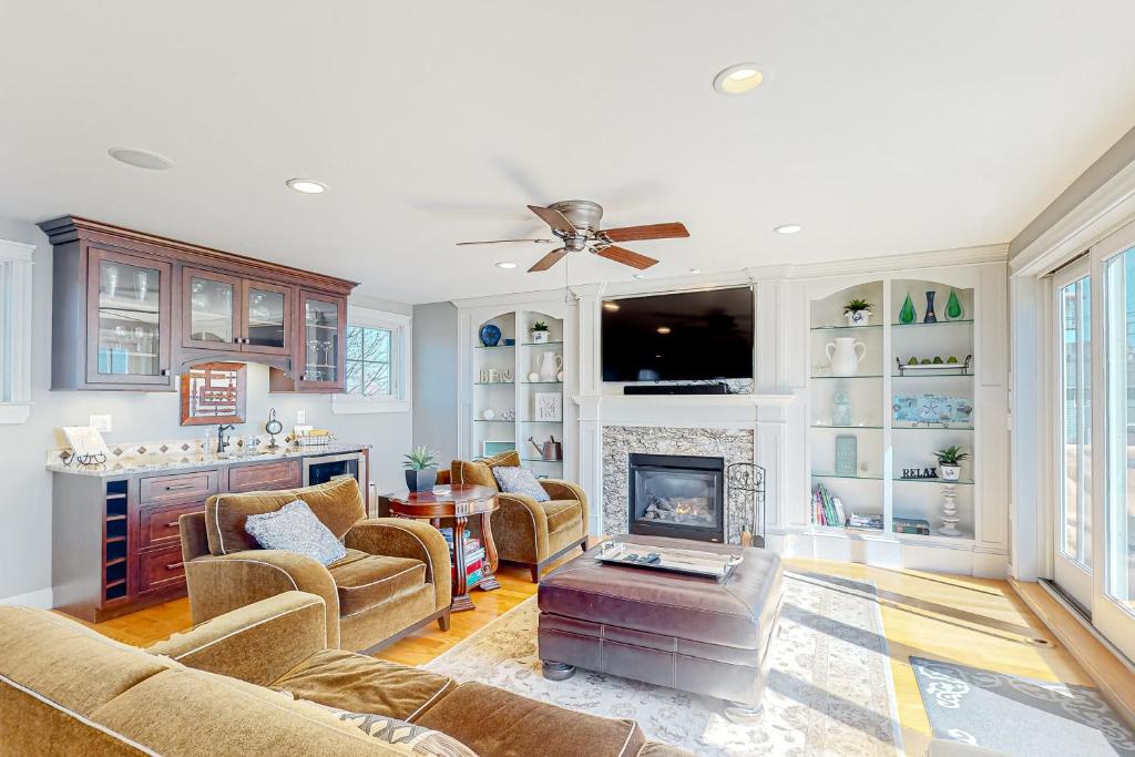 At Ease On Long Sands, York Beach