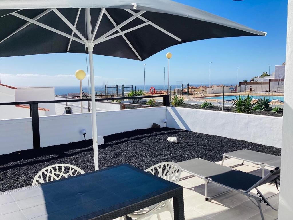 Maison vue mer avec piscine, Caleta de Fuste