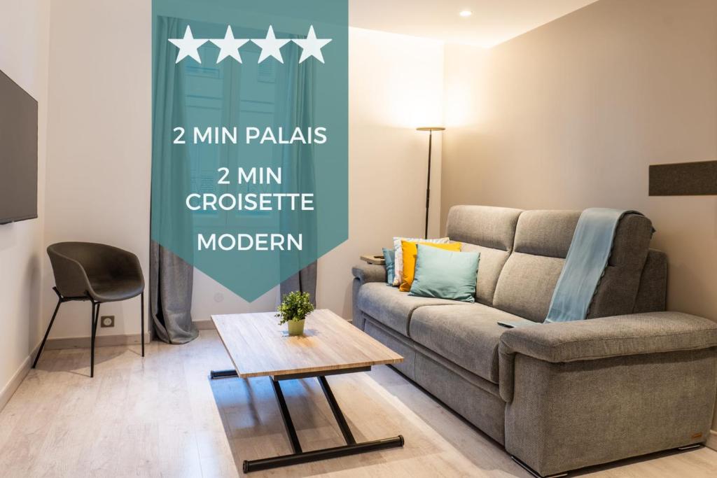 1-Br apartment close to the beaches, Cannes