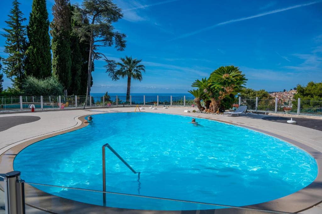 Studio Menton Garavan avec piscine à proximité Italie et Monaco - 1