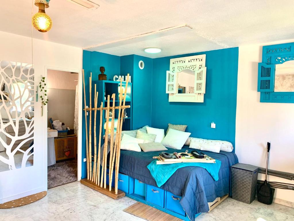 Luxurious Studio in Cannes 450m from sea with Terrace and Air Conditioning and private Parking - 2