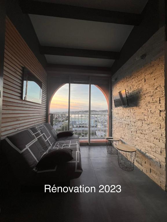 Belle vue, T2 Mezzanine vue port, 50 m de la plage de la conque - 5