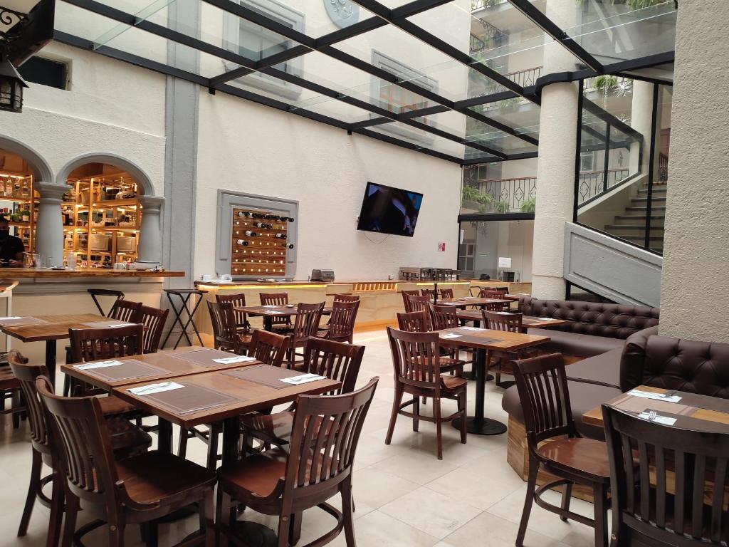 Restaurant, Hotel Marques Del Valle in Oaxaca