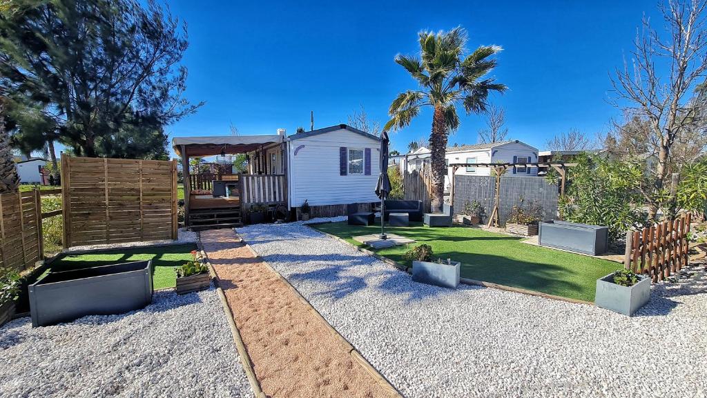 Mobil home 6 personnes camping 4* Les Pins Maritimes - 1