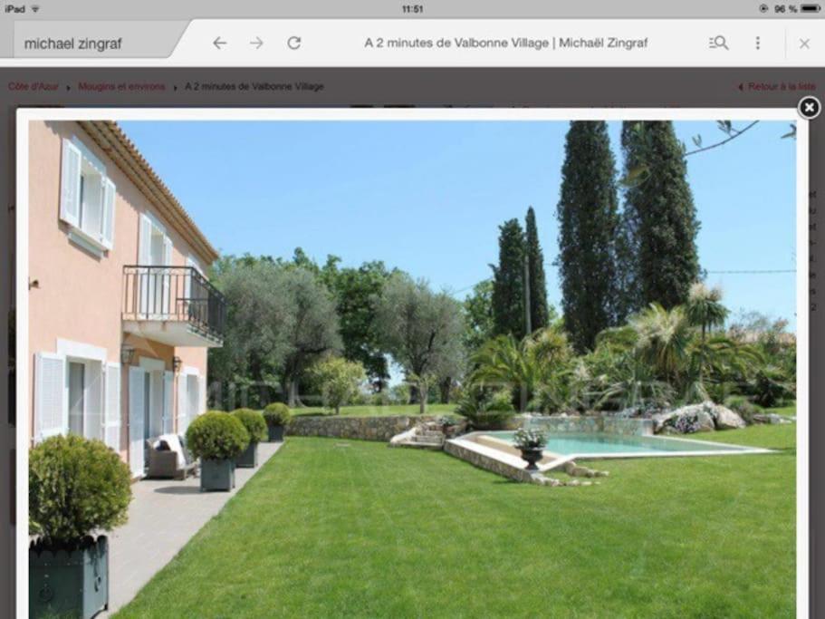Villa Ty Laouen- villa confort avec piscine et jacuzzi- Parc -Opio-Valbonne - 2