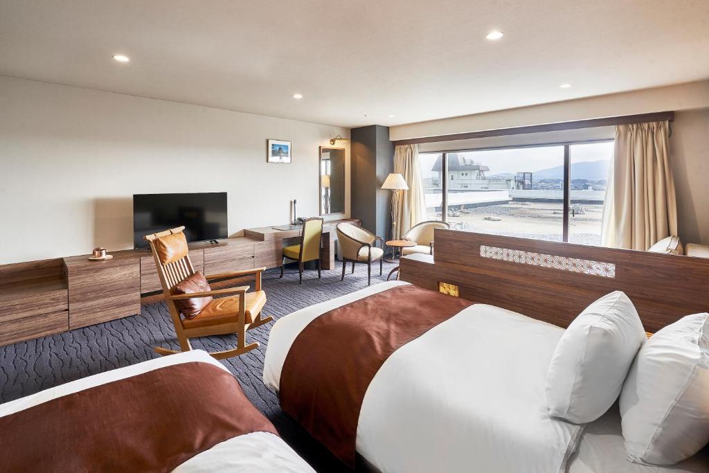 다마나 온천 비교 사진