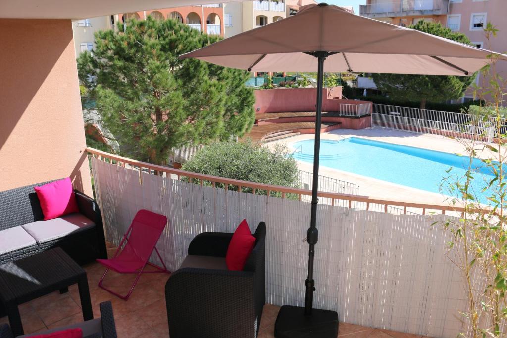 Coeur de Fréjus, L'AMPHITHÉÂTRE, appartement 3 pièces climatisé, terrasse, barbecue, piscine & parking - 3