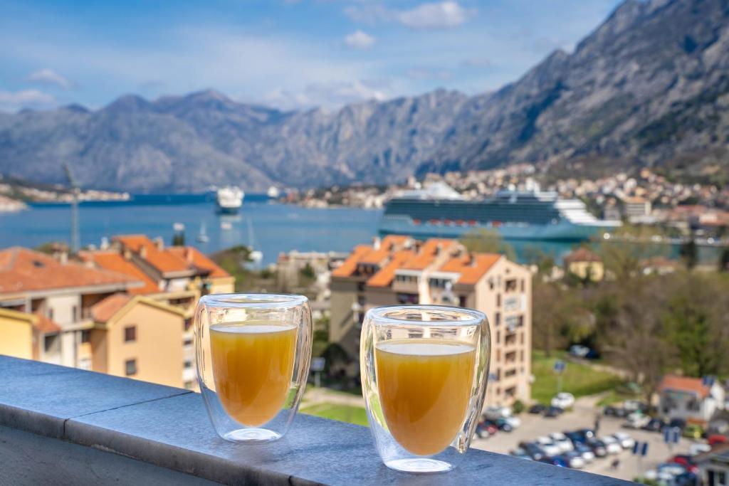The view of Kotor - Sea & Old town view, Kotor