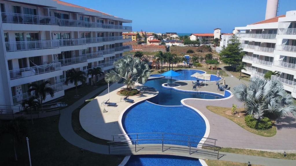 Apto. Solarium com vista Piscina Prox. Beach Park 전경