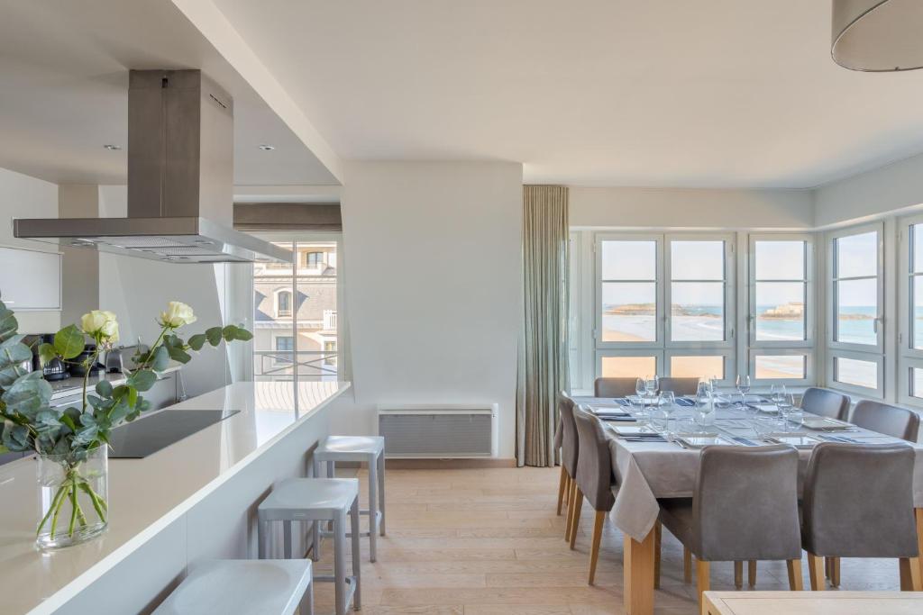 Le Deck - Appartement d'exception à St Malo - Vue mer panoramique sur le Sillon - 2