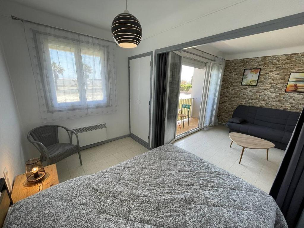 Studio 4 pers. en bord de mer avec balcon, parking et animaux admis à Saint-Cyprien. - FR-1-106-94 - 5