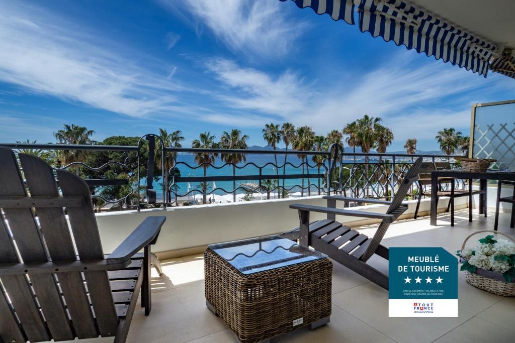 Cannes Croisette Superbe 3P front de mer - 4