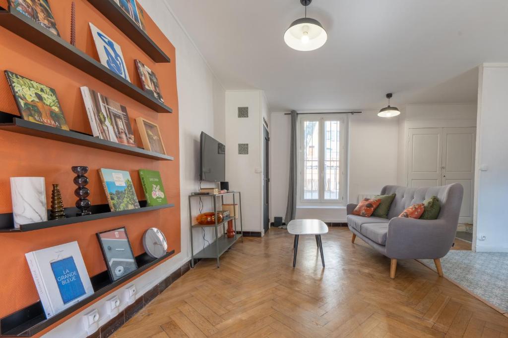 Appartement T3 63m2 - L'Atypique et son Jardin de 350m2 au cœur de Digne - 4
