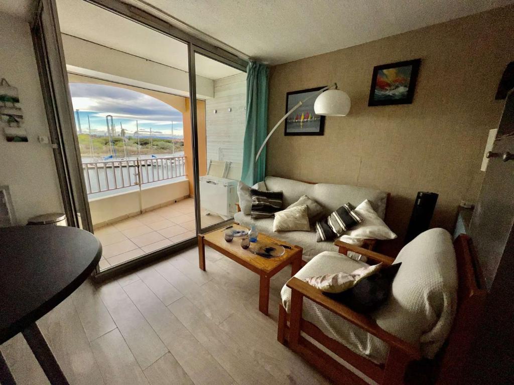 Studio Cabine avec Ascenseur, Vue Port, Parking Privé - FR-1-702-30 - 2