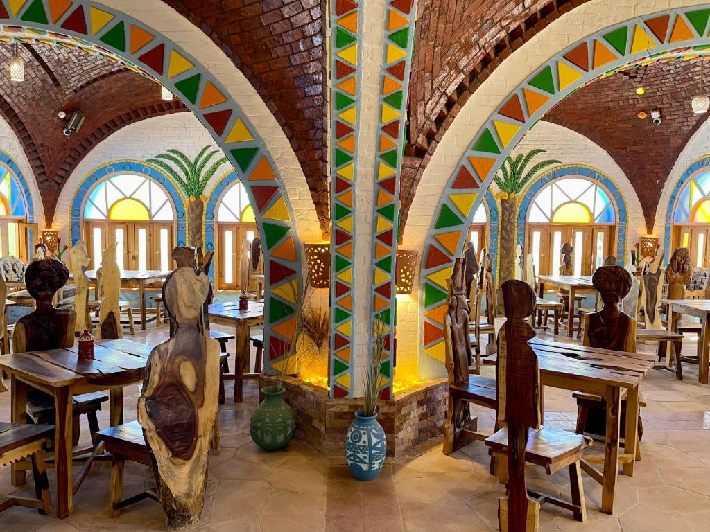 Restaurant, Kato Dool Wellness Resort in Aswan