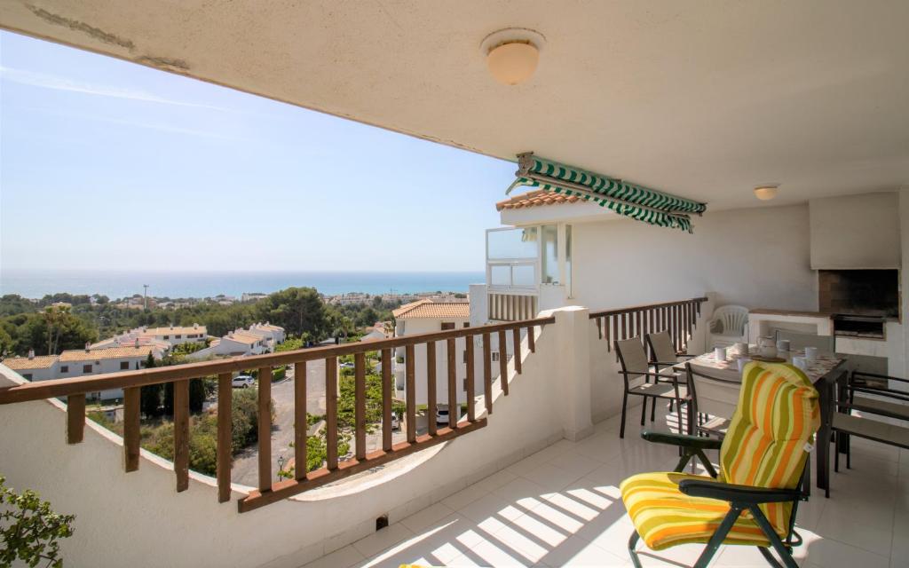 Terraza con vistas espectaculares - Haciendas ALBERT VILLAS Alcossebre - 3