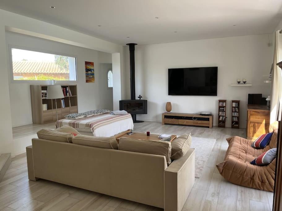 Villa avec magnifique piscine et grand jardin, à 2 pas du golf et de la plage - 5