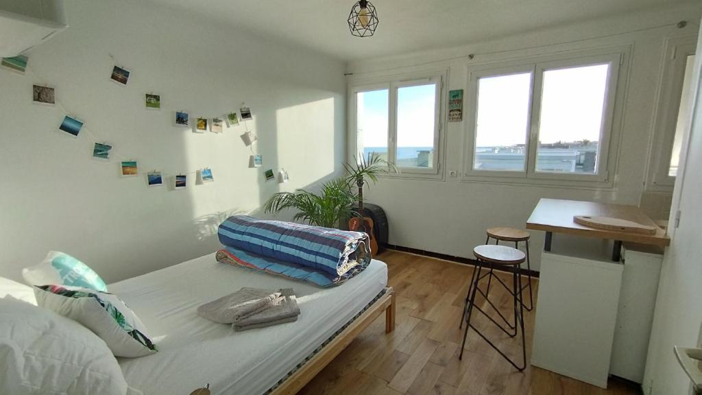 Cosy studio en étage résidence front de mer - 5