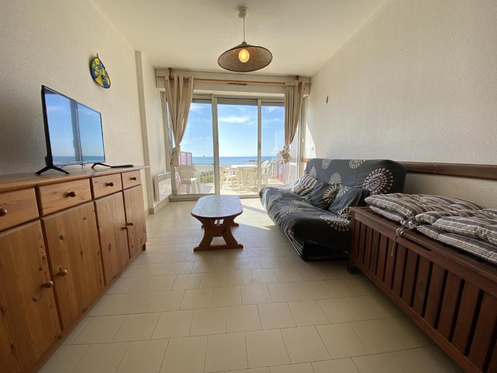 Duplex F3 en bord de plage, 6 couchages, Carnon - Animaux admis, Wifi, parking privé - 3