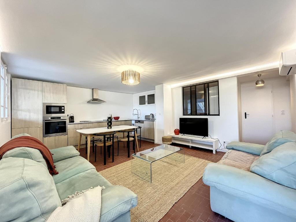 Appartement Rénové sur la Plage à Carnon, Terrasse & Parking - 3