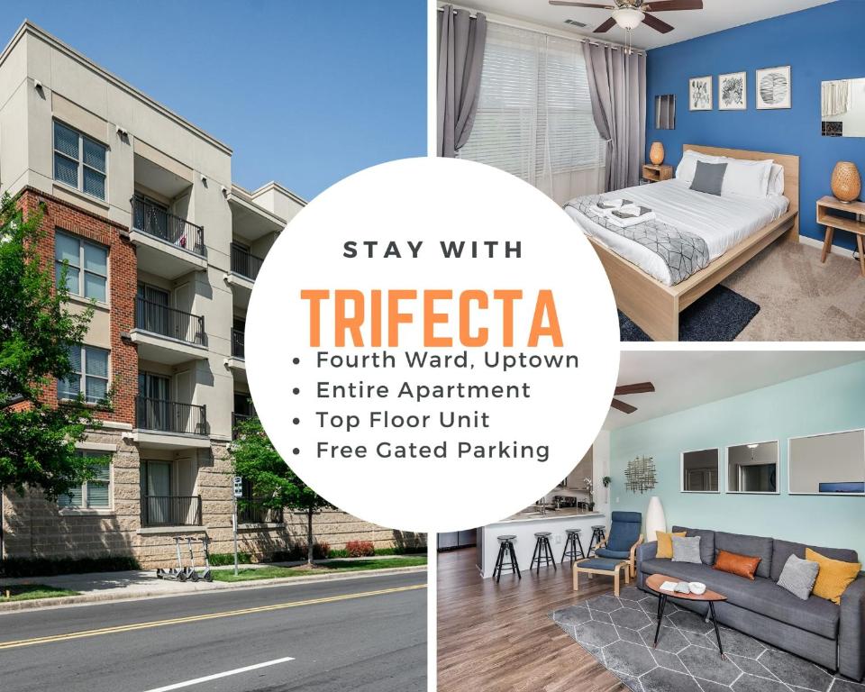 Uptown 4th Ward Luxury Apt Year-Round Pool, Charlotte