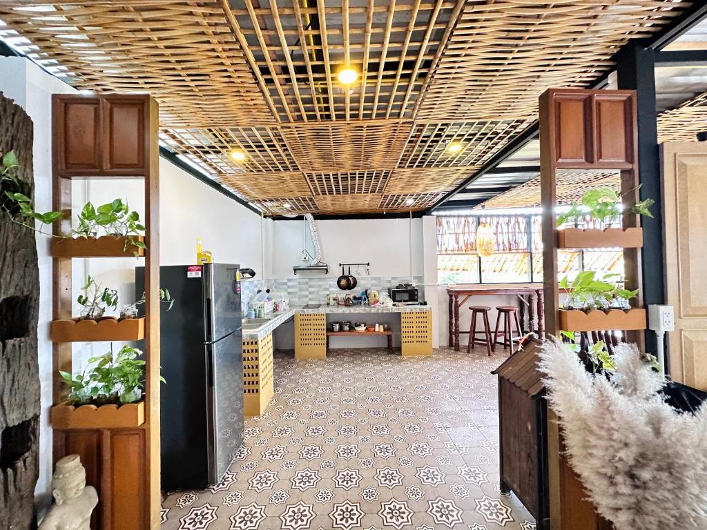 Kitchen, The Luna Hostel in Phuket