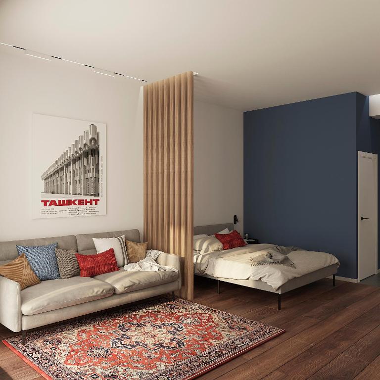 Blueloft 52 I Tashkent Apartment with Balcony, Taškent