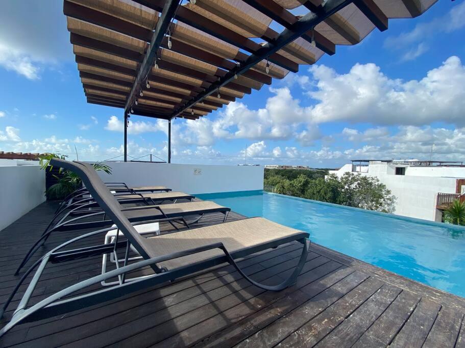 Aldea Zama cómodo, agradable y con terraza privada!, Tulum