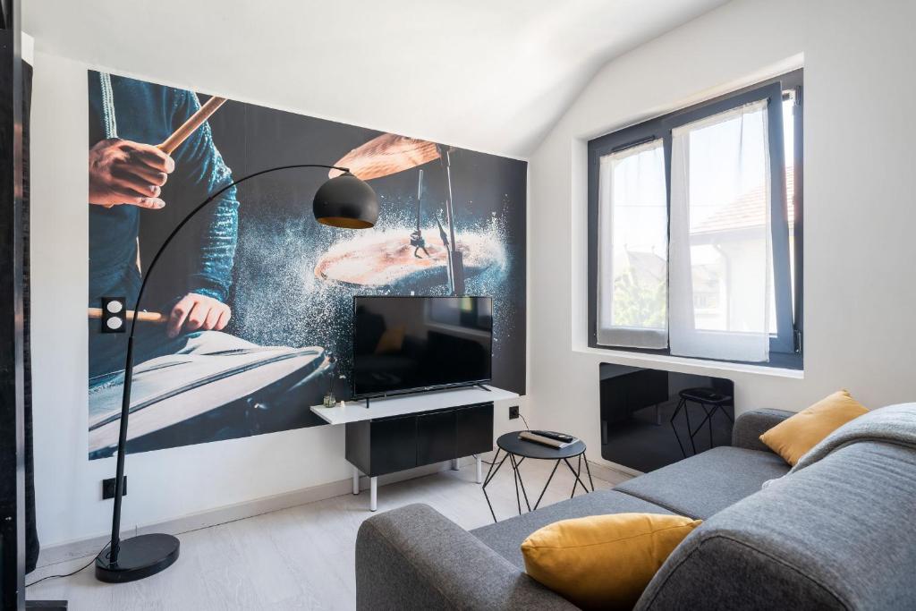 Life is music - Casa Vostra - CAUTION 800 EUR & ID requises - Gaillard proche tramway-frontière - 4