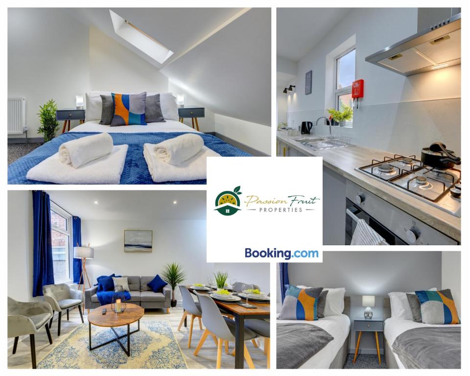 5 Bedroom - 5 Ensuite Bathrooms, Sleeps 10, Close to Coventry City Centre, with Free Wi-Fi, Spacious Kitchen, Free Parking and Garden - 56HRC, Coventry