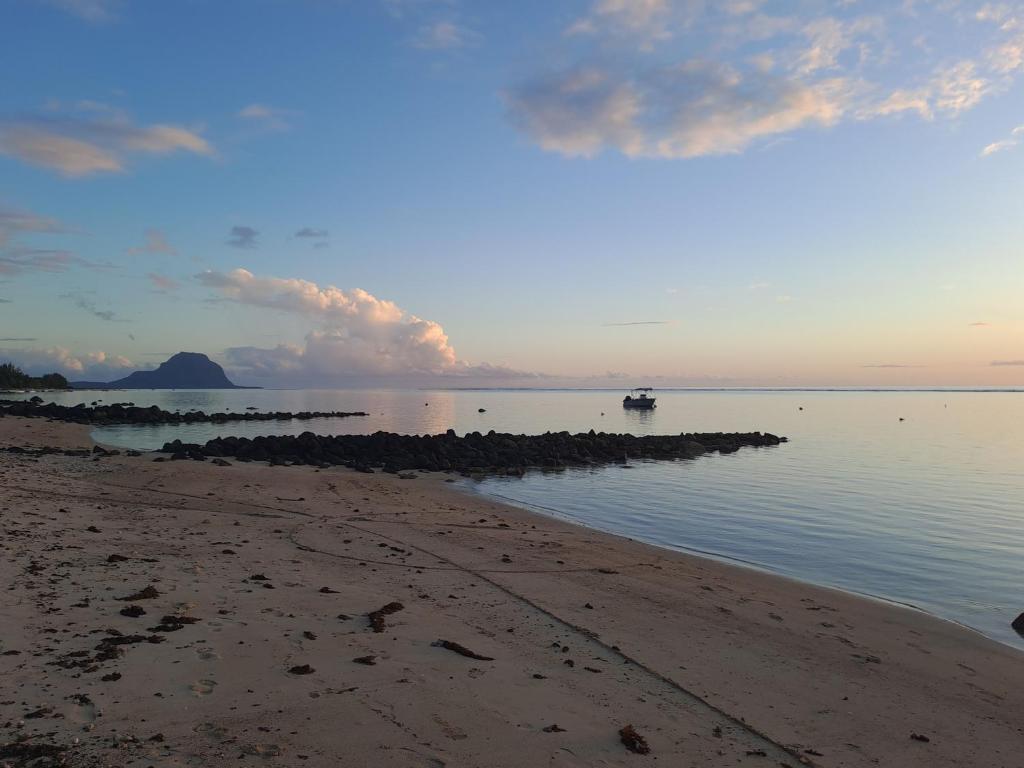 CAPLAGE - BEACHFRONT GROUND FLOOR APARTMENT in TAMARIN, Tamarin